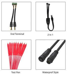 Dây nhảy Dupont 22/24 AWG Đỏ/Vàng/Xanh 10/20/30/40pin Đầu nối 2,54mm Nữ-Nữ-Nam 1P Dây cáp 2,54mm - Product Image 5