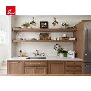 Mobili da <span class=keywords><strong>cucina</strong></span> AllandCabinet Villa con piani in quarzo, <span class=keywords><strong>ante</strong></span> Slim Shaker, telaio in rovere chiaro e <span class=keywords><strong>ante</strong></span> a incasso. - Product Image 2