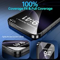 Offre Spéciale 3X force HD 95% verre trempé pour iPhone 11-17 Triple plus fort Anti Explosion verre trempé protecteur d'écran