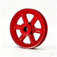 Poulie en acier personnalisée pour courroie trapézoïdale, OEM, 3 rainures, diamètre extérieur 150 mm, alésage 10 mm, garantie 3 ans