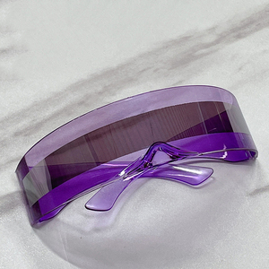 <span class=keywords><strong>Occhiali</strong></span> da sole a fascia all'ingrosso, stile guerriero futuristico europeo e americano, <span class=keywords><strong>occhiali</strong></span> integrati per feste disco e palcoscenico - Product Image 6