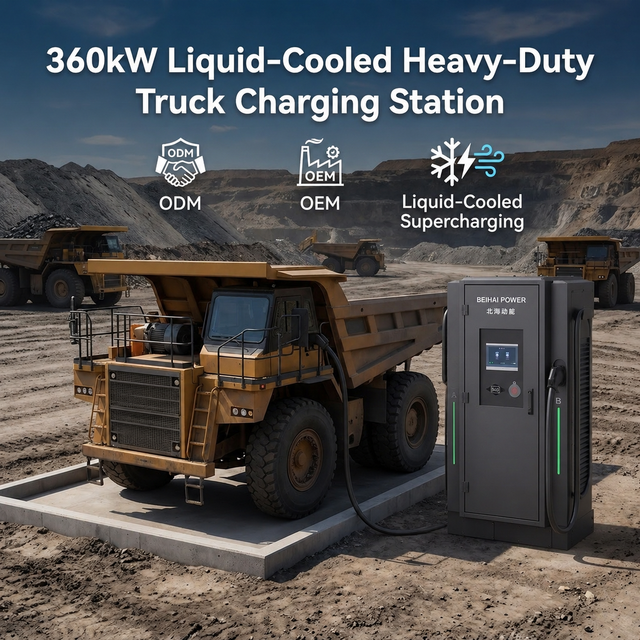 KAODEE ISO Verified Manufacturer 240kW Ultra-Fast IP54 Commercial Charging Pile for Heavy-duty Vehicle Hub BHDC-10B BHDC-10B-240