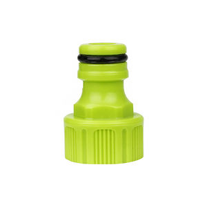 Conector de manguera de agua de jardín rápido de riego de mano ajustable ABS hembra de 1/2 ", conector de accesorios de adaptador de grifo Universal de goma - Product Image 3