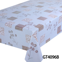 Nappe en PVC au design unique avec des éléments floraux, nappe luxueuse plaquée or, imperméable et résistante à l'huile, personnalisable