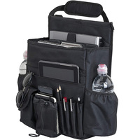 Sac de rangement avant de voiture personnalisé en polyester 600, design minimaliste et moderne, multifonctionnel, à suspendre au dossier du siège arrière, pour tablette