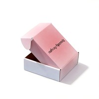 Boîtes d'emballage en carton ondulé personnalisées et imprimées, adaptées aux cosmétiques et aux nettoyants pour le visage, boîtes en papier aseptique