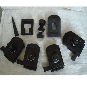 Abrazadera para Rieles de Ferrocarril de 15kg-30kg, Tipo Soldado, Componente de Fijación de Rieles, para Rieles de Acero No Aleado - Product Image 1
