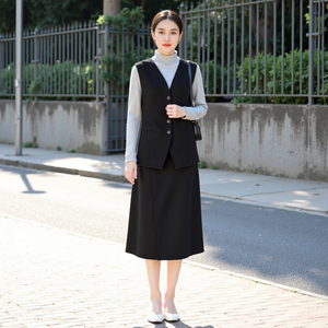 <span class=keywords><strong>Gilet</strong></span> en <span class=keywords><strong>laine</strong></span> élégant et stylé pour <span class=keywords><strong>femme</strong></span>, cousu main, vêtement d'extérieur formel pour costumes - Product Image 6