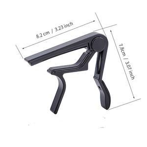 8.5*8cm Premium alliage d'aluminium guitare métal Capo changement rapide pince acoustique guitares électriques ukulélé <span class=keywords><strong>mandoline</strong></span> Banjo accessoires - Product Image 2