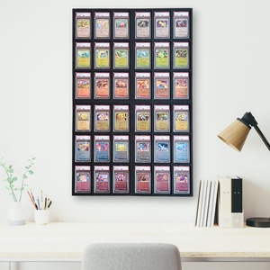 Boîte de présentation de cartes gradées en plastique durable à 9 emplacements, cadre de protection moderne pour TCG Slab, vente en gros personnalisée - Product Image 5