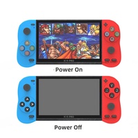 Console de jeu portable 5,1 pouces avec émulateurs, double joystick, compatible PSP, pour jeux d'arcade FC Punch King, écran couleur