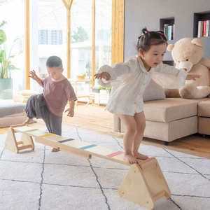 XIHA <span class=keywords><strong>Altalena</strong></span> Arcobaleno <span class=keywords><strong>in</strong></span> <span class=keywords><strong>Legno</strong></span> Montessori per Bambini con Sgabello, Trave di Equilibrio per Allenamento e Gioco dei Più Piccoli - Product Image 3