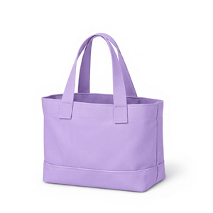 Bolsa de Compras Personalizada de Lona de Algodón Gruesa, Bolsa de Compras Amarilla de Tamaño Mediano con Asa Larga para Uso Diario - Product Image 2