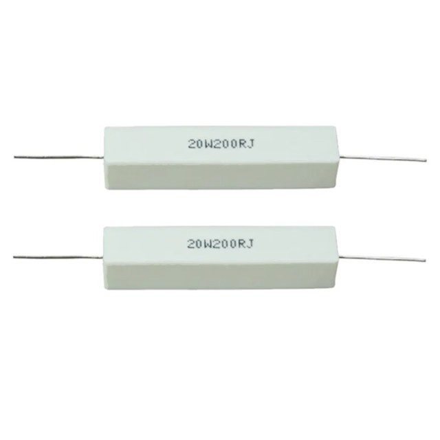 RX27 Cement Resistor SQP Cement Resistance 0R To 150kR Ohm 2W 5W 7W 10W 15W 30W 50W 80W 100W with Leads