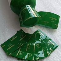 Joint de bouchon rétractable en PVC/PET personnalisé Emballage thermorétractable à découper avec bandes rétractables perforées pour joint de bouchon de bouteille