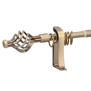 JNS personalizzato singolo palo per tende telescopico regolabile all'ingrosso tende e accessori Algeria aste per tende doppie estensibili - Product Image 5