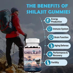 OEM Original <b>Shilajit</b> Resin Gold Gummies Supplement <b>Pure</b> <b>Himalayan</b> Organic <b>Shilajit</b> Gold Gummies for Men Women - Product Image 2