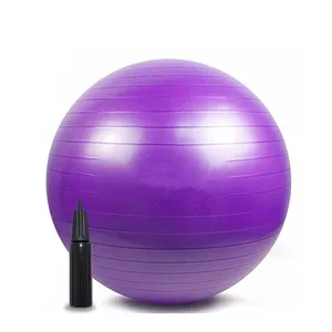 Timecreate Anti Burst Balans Kleur Rood Roze Geel Zachte Gym Bal Voor Yoga Oefening, 65Cm Pvc Yoga Bal