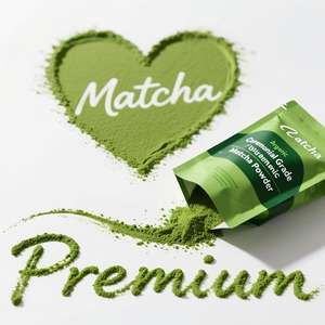 Matcha en Polvo 100% Puro de Alta Calidad, Grado Ceremonial Japonés, Certificado ISO, 800 Mesh, Bolsa a Granel de 1 kg - Product Image 1