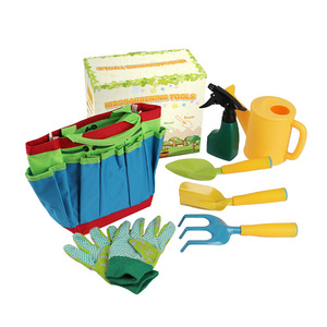 Ensemble <span class=keywords><strong>de</strong></span> 12 outils <span class=keywords><strong>de</strong></span> jardinage pour enfants, jouets d'extérieur, cadeau pour garçons et filles, <span class=keywords><strong>pelle</strong></span>, râteau, fourche, truelle, tablier, arrosoir, sac <span class=keywords><strong>de</strong></span> transport en plastique - Product Image 6