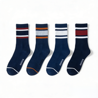 Chaussettes de compression vintage jetables en coton respirant, décontractées, personnalisées, de créateur, antibactériennes, absorbant la transpiration, pour le printemps