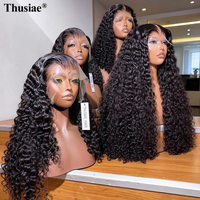 Perruque de cheveux vierges bruts vietnamiens, qualité salon, cuticules alignées, sans colle, 100% cheveux humains, perruque bouclée birmane en dentelle HD