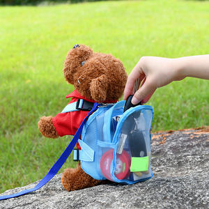 Sac à dos personnalisé pour animaux de compagnie, sac d'école en maille pour le voyage en plein air, mignon chat en peluche, sortie - Product Image 2