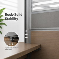 Estación de Trabajo Moderna para Oficina Industrial y Comercial, Mueble Modular de Alta Gama con Cubículos para Personal, Diseño OEM/ODM Personalizado