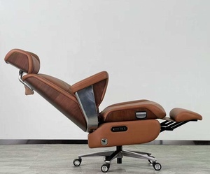 Intelligenter Elektrischer Massage-Chefsessel - Echtes Leder, 6-Tasten Handbedienung, Ganzkörper-Airbag & Belüftung Funktionaler Chef-Stuhl - Product Image 3