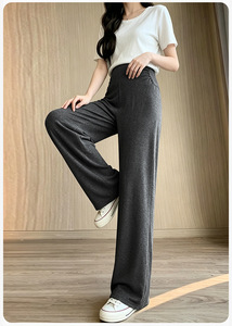 Pantaloni Sportivi Premaman Primavera Estate a Gamba Larga, Taglie Forti, da Esterno, Morbidi, con Elastico in Vita, Senza Compressione Addominale, Comodi - Product Image 6