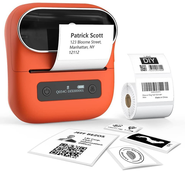 Phomemo M220 Label Maker Upgrade 3 Inch Barcode Label Printer Phone &PC Portable Sticker Maker Machine for Small Business