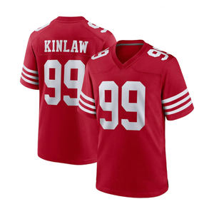 قمصان سان فرانسيسكو 13 بيردي 23 ماكافري 54 وارنر 85 جورج كيتل مطرزة، قمصان كرة القدم الأمريكية المحدودة الإصدار عالية الجودة - Product Image 3