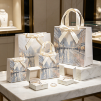 Sacs en papier et sacs fourre-tout personnalisés pour bijoux, montres et lunettes, parfaits pour colliers et bagues