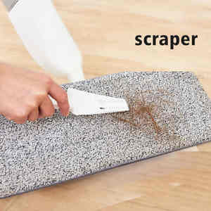 Vadrouille à pulvérisation en microfibre magique rotative à 360 degrés à prix d'usine tête de chenille de poteau en acier de nettoyage de sol industriel facile et sain - Product Image 2