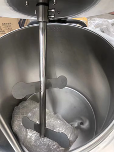 Compresor completamente automático, tanque pasteurizador de leche con capacidad de 30-500L para máquina pasteurizadora de leche (alta productividad) - Product Image 5