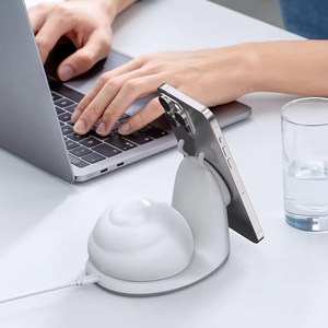 Cargador Inalámbrico Magnético con Luz Nocturna de 15W con Diseño de Caracol - Apto para Cargadores de Teléfonos Móviles Regalo Creativo para Venta al por Mayor. - Product Image 5