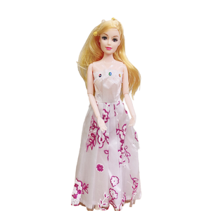 Chic 11-inch cô gái vẻ đẹp mềm ăn mặc đồ chơi <span class=keywords><strong>b</strong></span>úp <span class=keywords><strong>b</strong></span>ê khuyến mại thời trang với phụ tùng quần áo bao gồm - Product Image 1