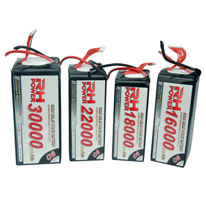 6S-24S 12Ah-85Ah 350/400/450Wh/kg 장시간 지속 산업용 물류 UAV 드론 반고체 배터리 - Product Image 1