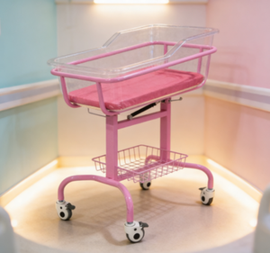 Lettino Ospedaliero per Neonati HOCHEY MEDICAL in Materiale ABS, Facilmente Spostabile, con Ruote - Product Image 5