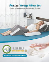 Zurück lesen Keil Bett kissen, Memory Foam Anti Schnarchen Keil Bett kissen, Dreieck Bett Keil Kissen