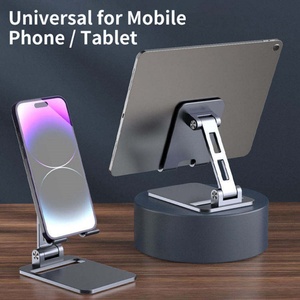 Soporte de Teléfono Plegable y Ajustable de Escritorio, Precio de Fábrica, Rotación de 360 Grados, Soporte de Aluminio para Teléfono Móvil - Product Image 4