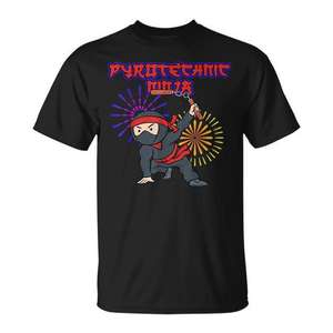 Camiseta de Pirotecnia Ninja Pyro Pyromaniac, Producto Promocional - Product Image 1