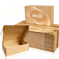 Boîte d'emballage personnalisée en carton ondulé en papier kraft pour avion, avec gaufrage, doublure en éponge, en carton durable, matériaux recyclés, logo personnalisé