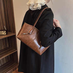 Bolso de Mano Vintage Otoño 2025 para Mujer, Nuevo Bolso de Hombro y de Mano a la Moda, Gran Capacidad - Product Image 5