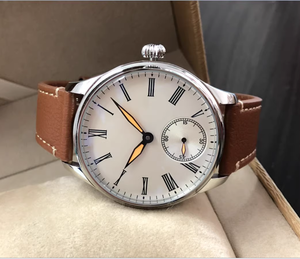 <span class=keywords><strong>Janson</strong></span> GR147-20 Mechanische Taucher uhr Edelstahl Leder armband Saphirglas Zifferblatt Analog Display 3BAR Wasseruhr - Product Image 2