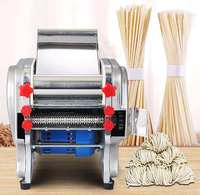 Machine semi-automatique électrique pour la fabrication de nouilles fraîches, de pâtes à pizza et de feuilles de pâte, avec fonction de découpe de pâte à farine