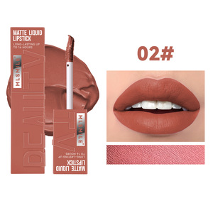 Best Selling Red Nude Matte Velvet Liquid <b>Lipstick</b> Set 6ml Private Label Custom Makeup Lip Gloss - Product Image 6