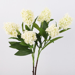 Artificial Floral <b>Flowers</b> Three Forked Taro Fruits High Simulation Wedding Home Decor Plastic <b>Silk</b> 58cm Long - Product Image 3