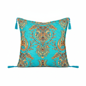 <b>Big</b> Tulip Designed Rustic Turkish <b>Cushion</b> - Pillow Cover - Product Image 2