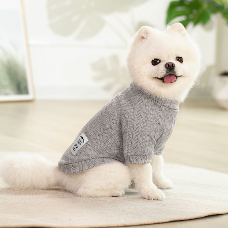 Pull en laine gris